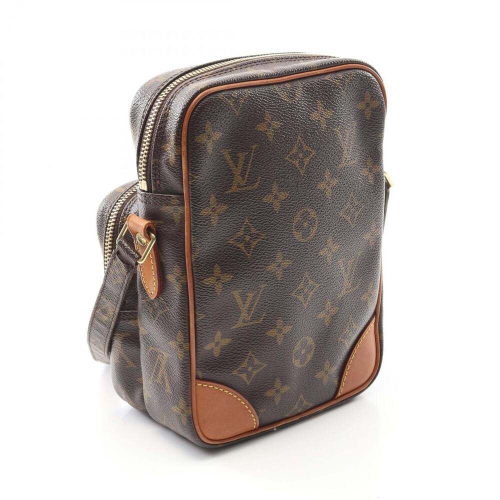 LOUIS VUITTON Authentic Brown Monogram Leather Shoulder Bag - Picture 3 of 11